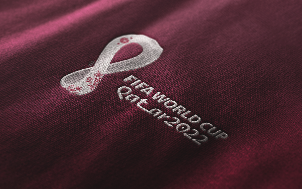 Offisiell logo for VM i Qatar 2022