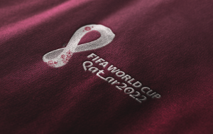 Offisiell logo for VM i Qatar 2022