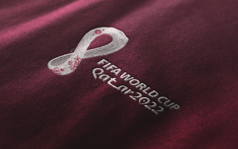Offisiell logo for VM i Qatar 2022