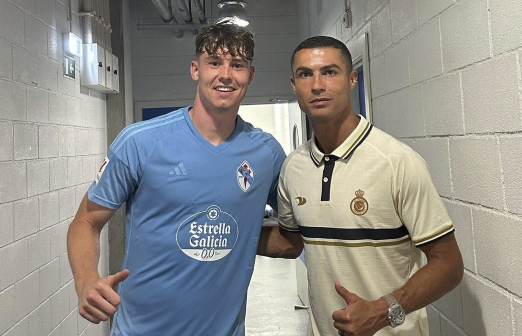 jørgen strand larsen og cristiano ronaldo